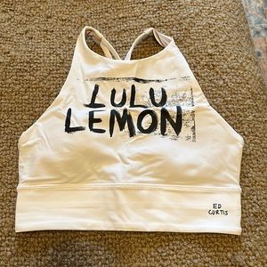 Ed Curtis Lululemon High Impact Sports Bra Size 6